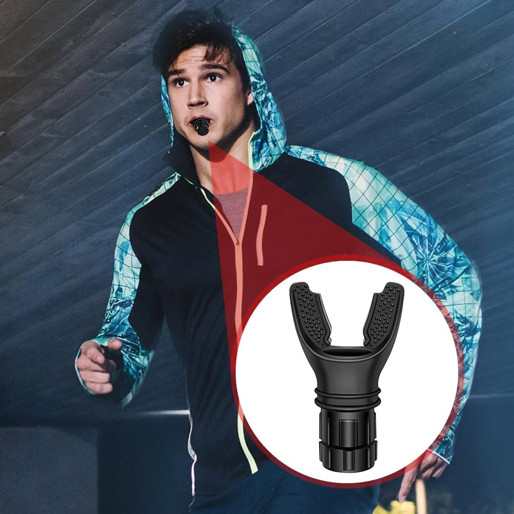Breathing Trainer, Portable Lung Exerciser and Lung Trainer, Adjustable Resistance Handheld Trainer for Oral and Muscular Exercise, Improve Lung Capacity