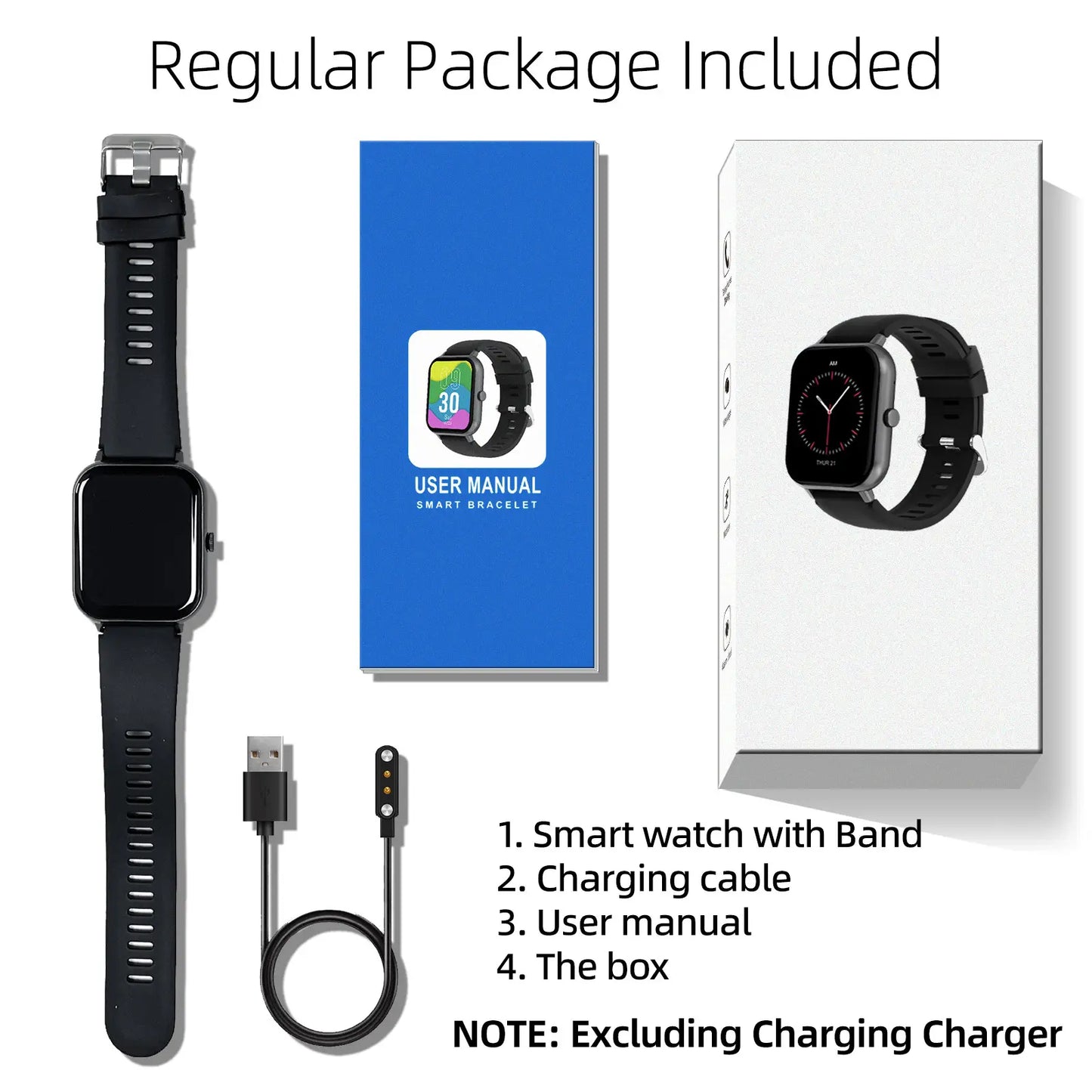 1.83-Inch Touchscreen Smartwatch with Calling, Digital Fitness Tracker Watch with 100+ Sports Modes, Waterproof Smart Watch #GLOBAL PICKS